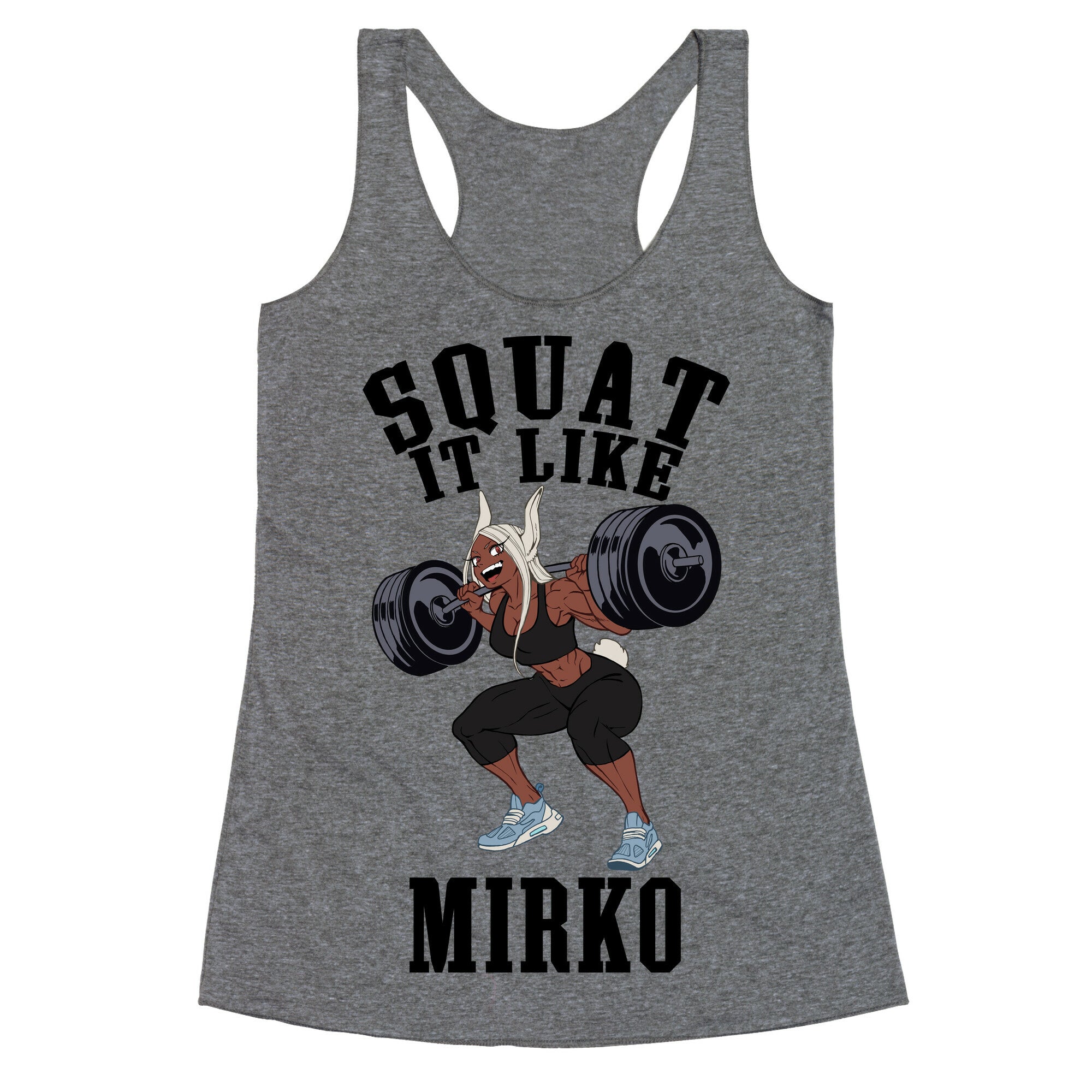 Squat It Like Mirko Racerback Tank