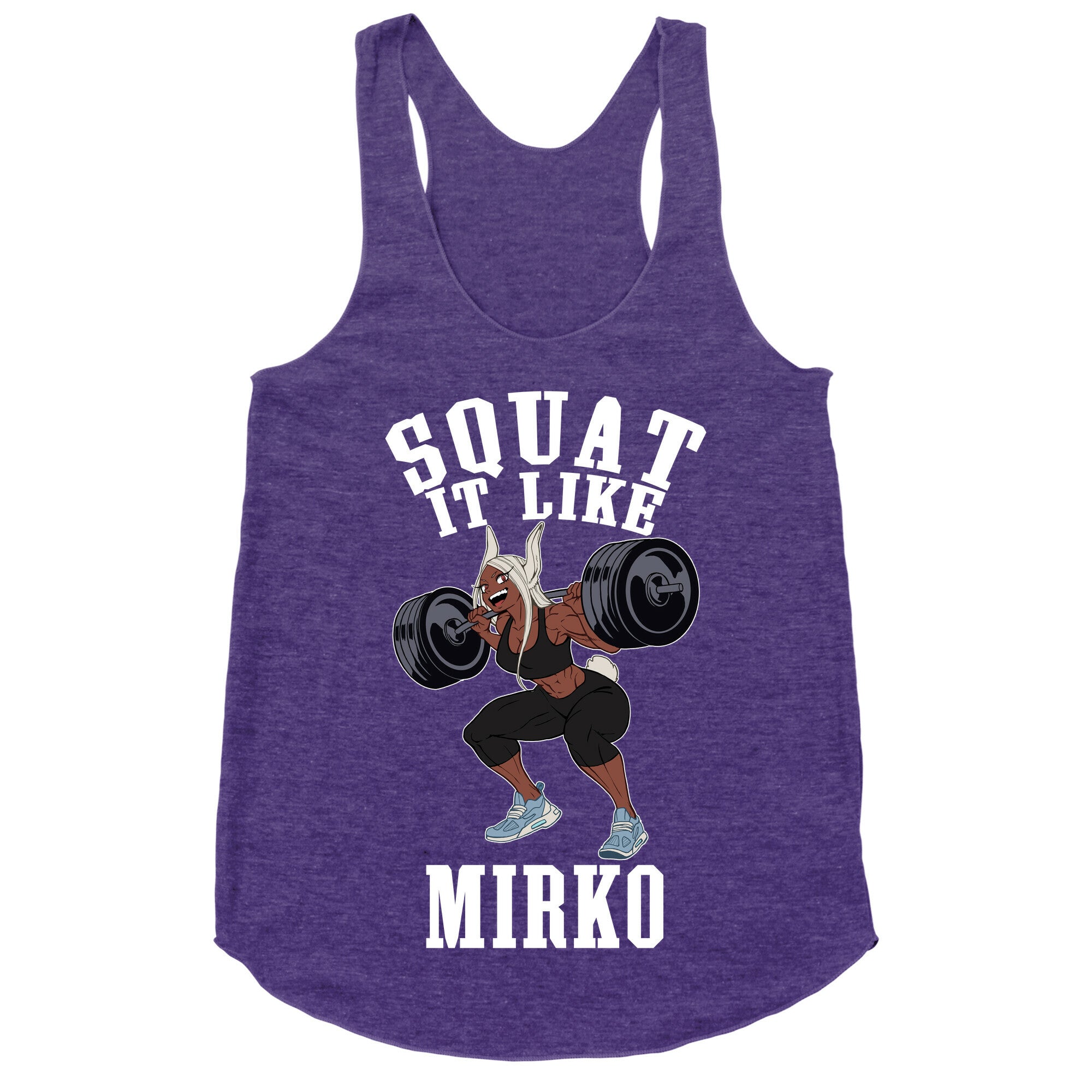 Squat It Like Mirko Racerback Tank