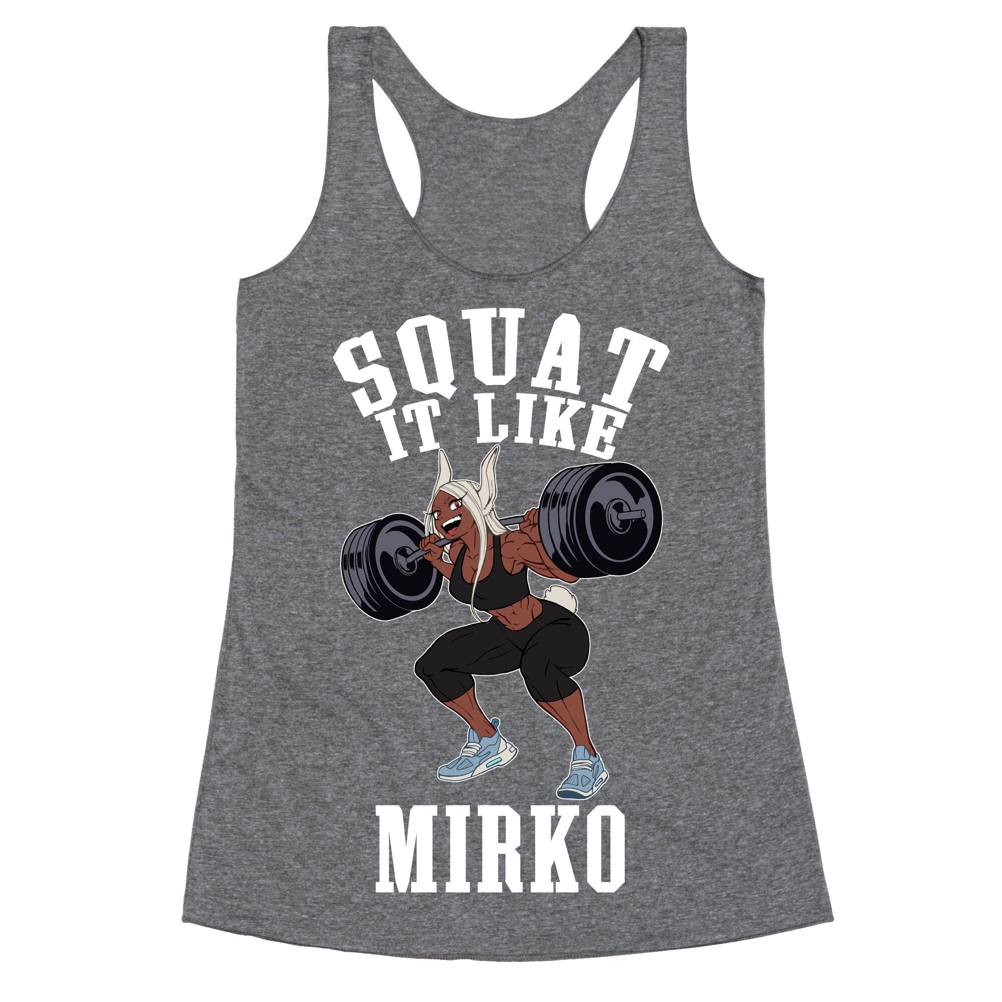 Squat It Like Mirko Racerback Tank