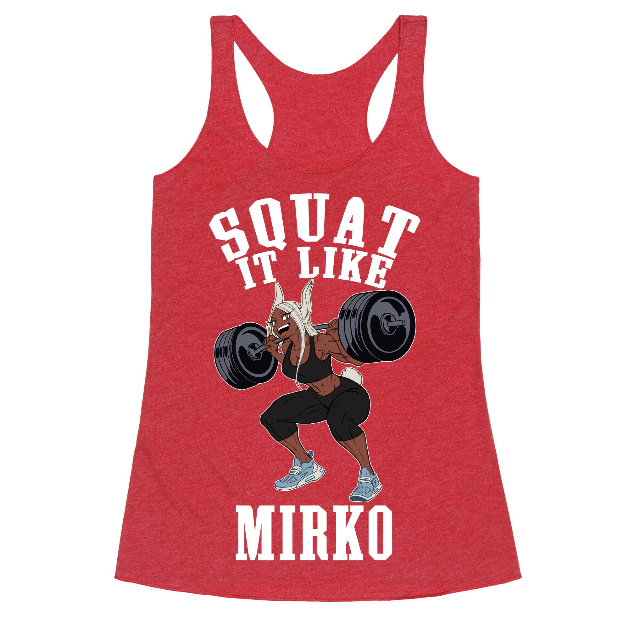Squat It Like Mirko Racerback Tank