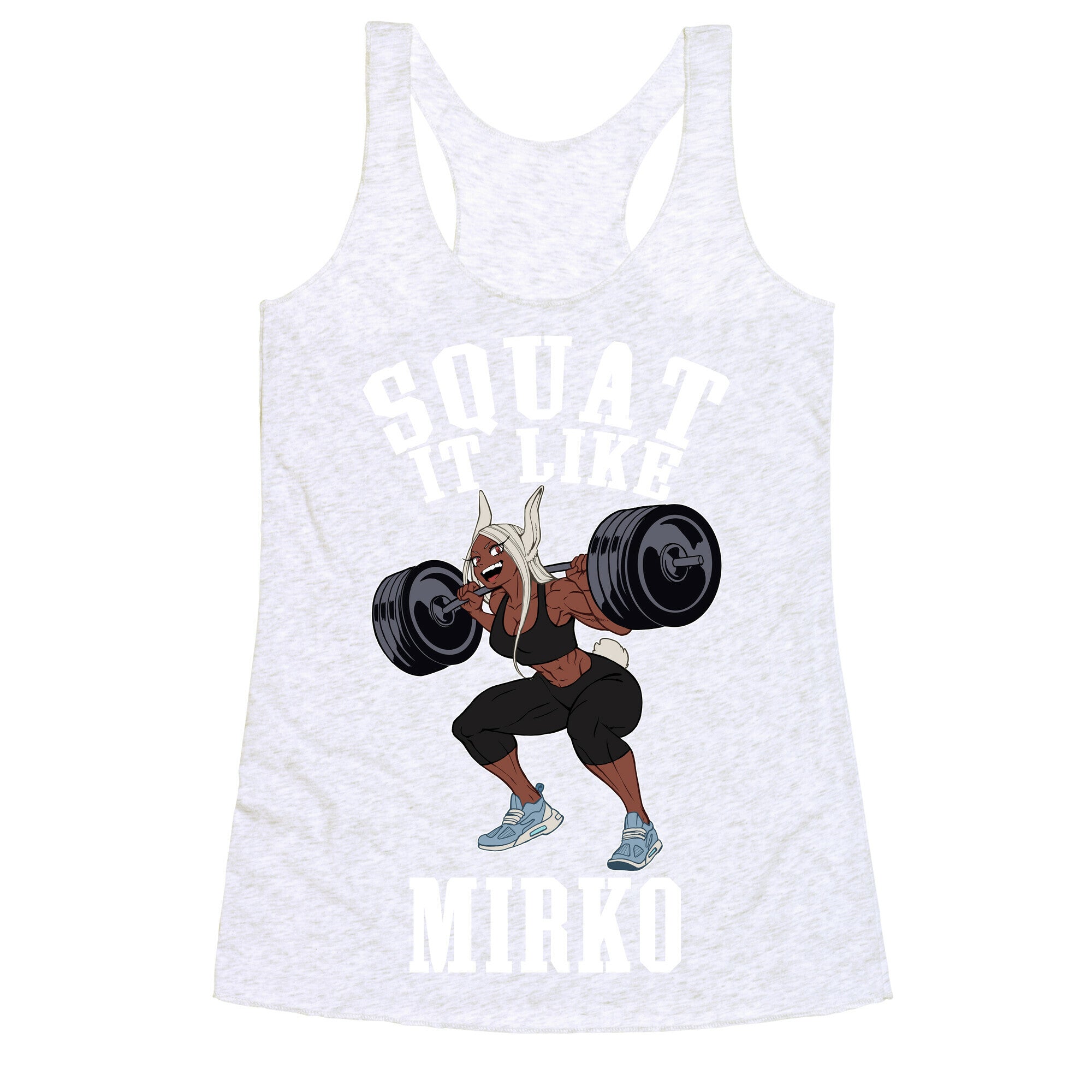 Squat It Like Mirko Racerback Tank