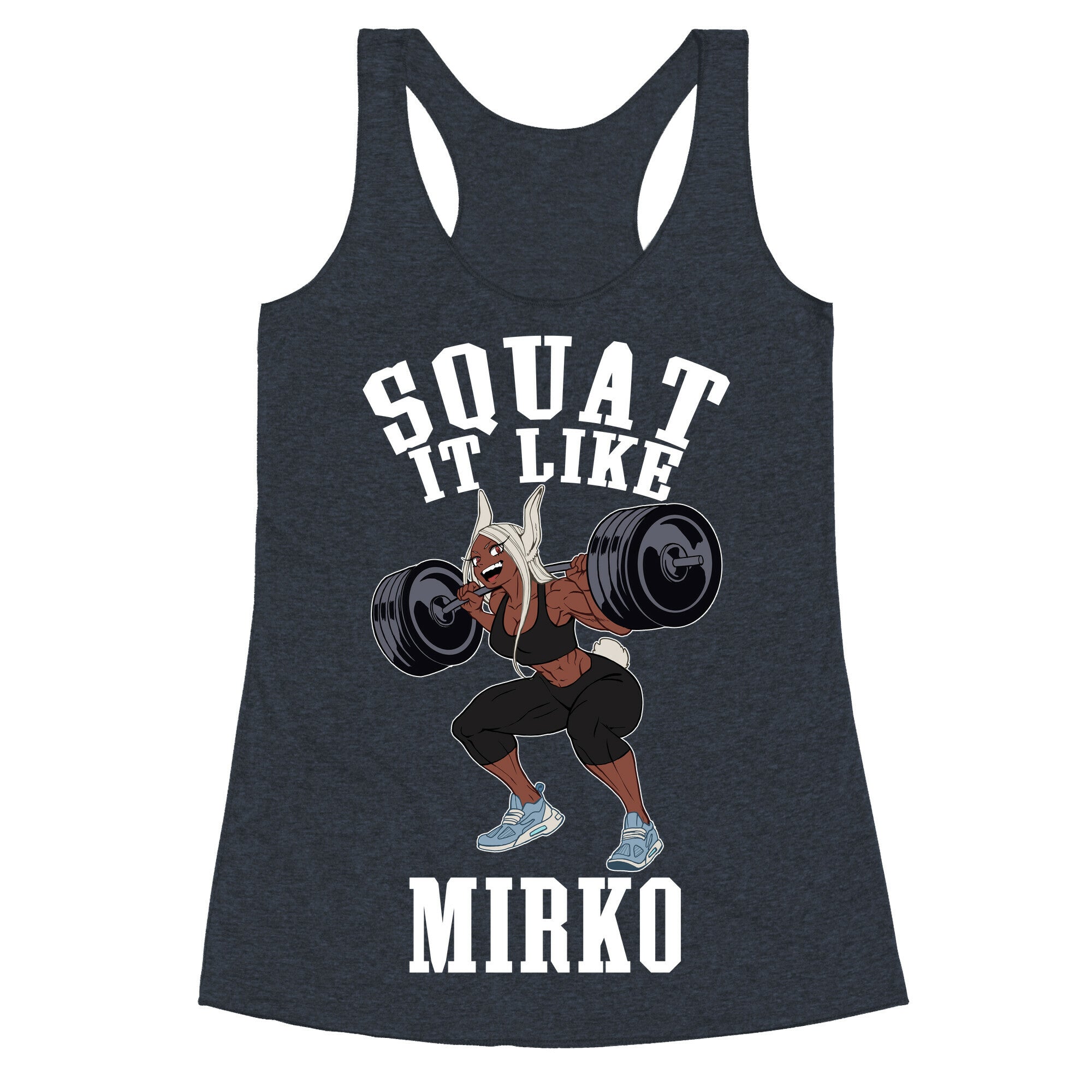 Squat It Like Mirko Racerback Tank