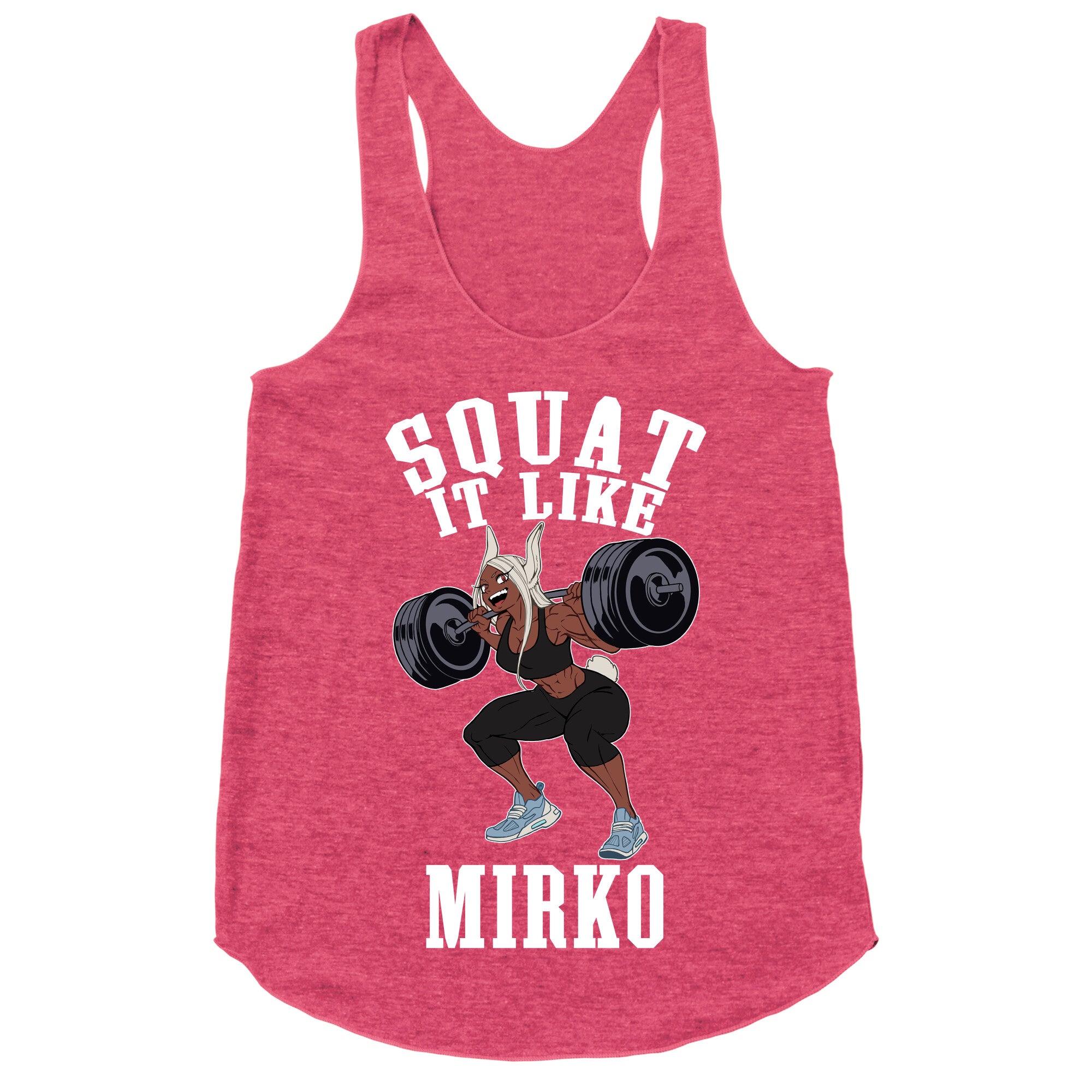 Squat It Like Mirko Racerback Tank