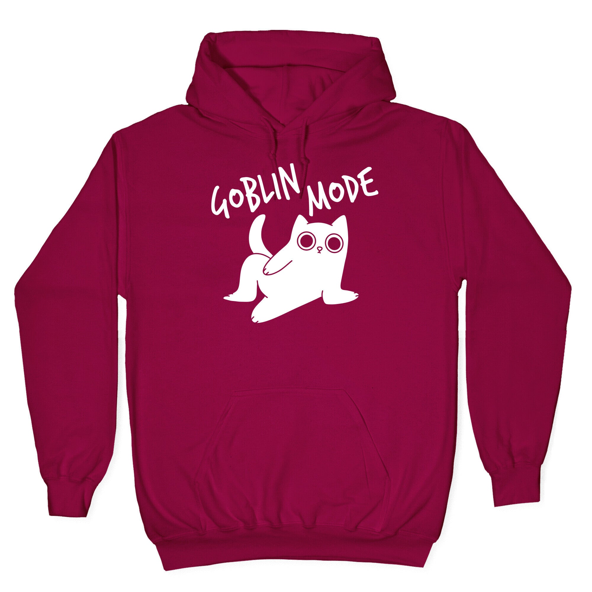Goblin Mode Cat Hoodie