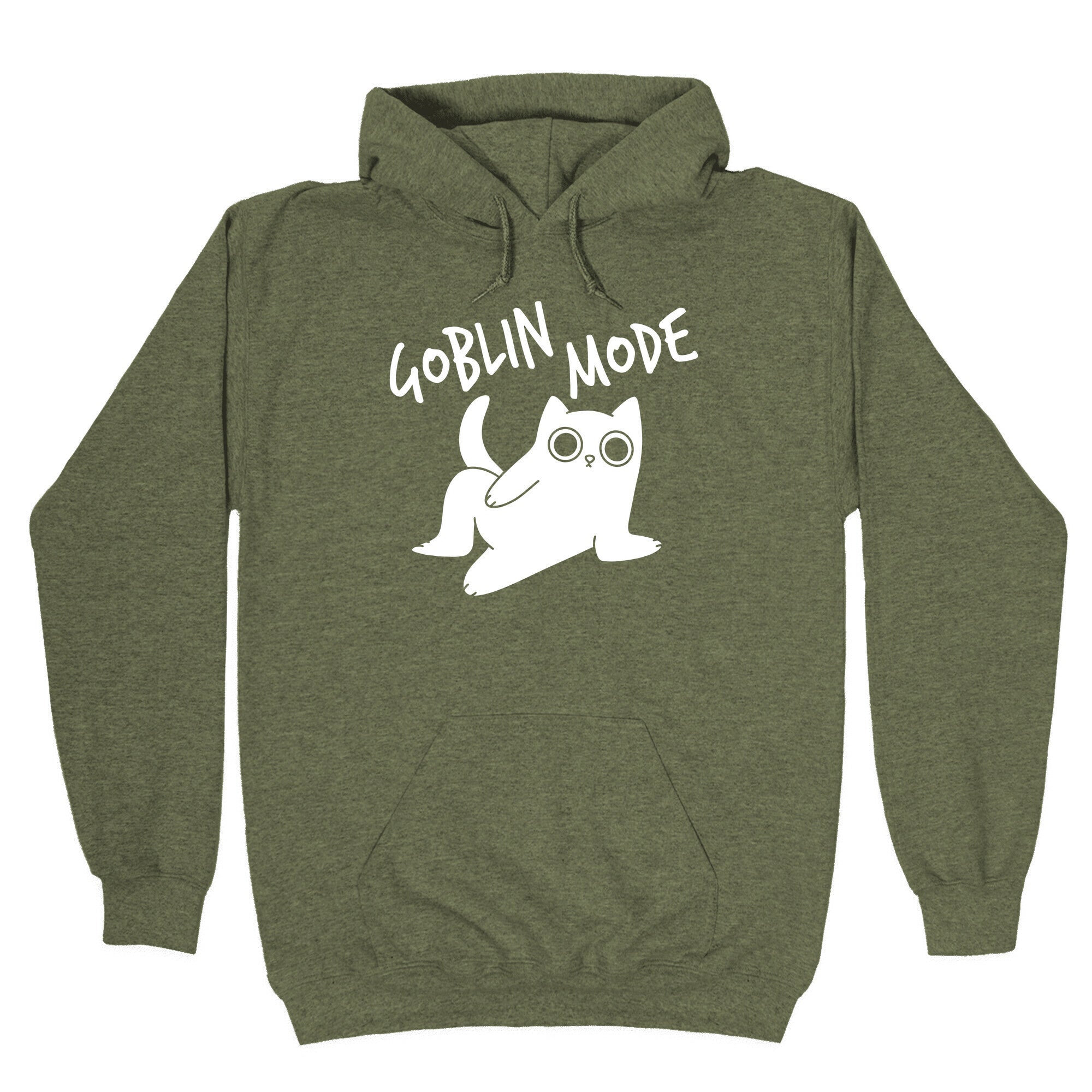 Goblin Mode Cat Hoodie