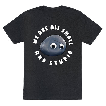 We're All Small And Stupid Unisex Triblend Tee