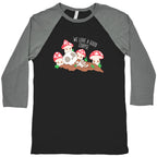 We Love a Good Corpse Mushrooms Baseball Tee