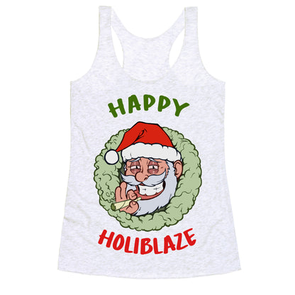 Happy Holiblaze Racerback Tank