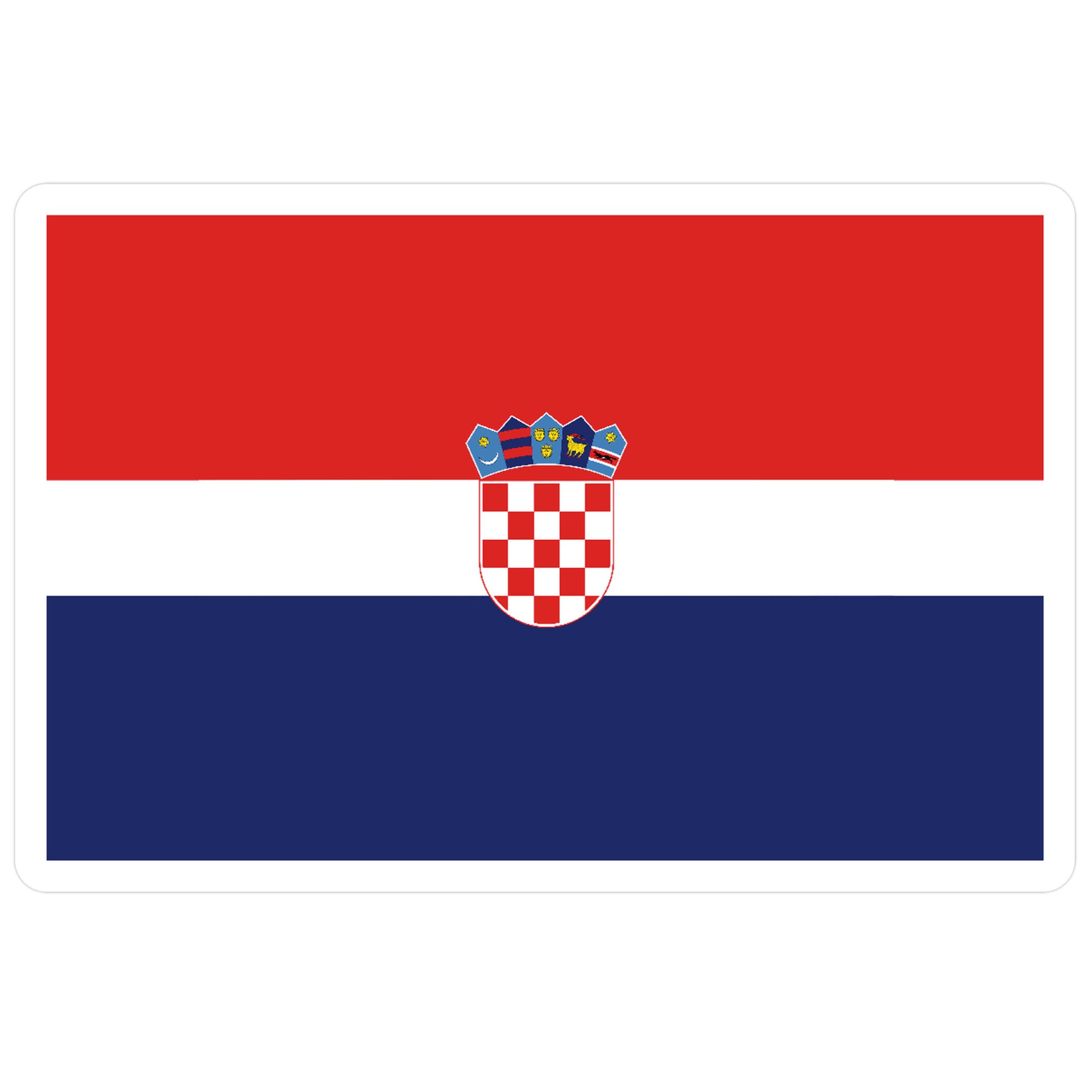 Flag Of Croatia  Sticker