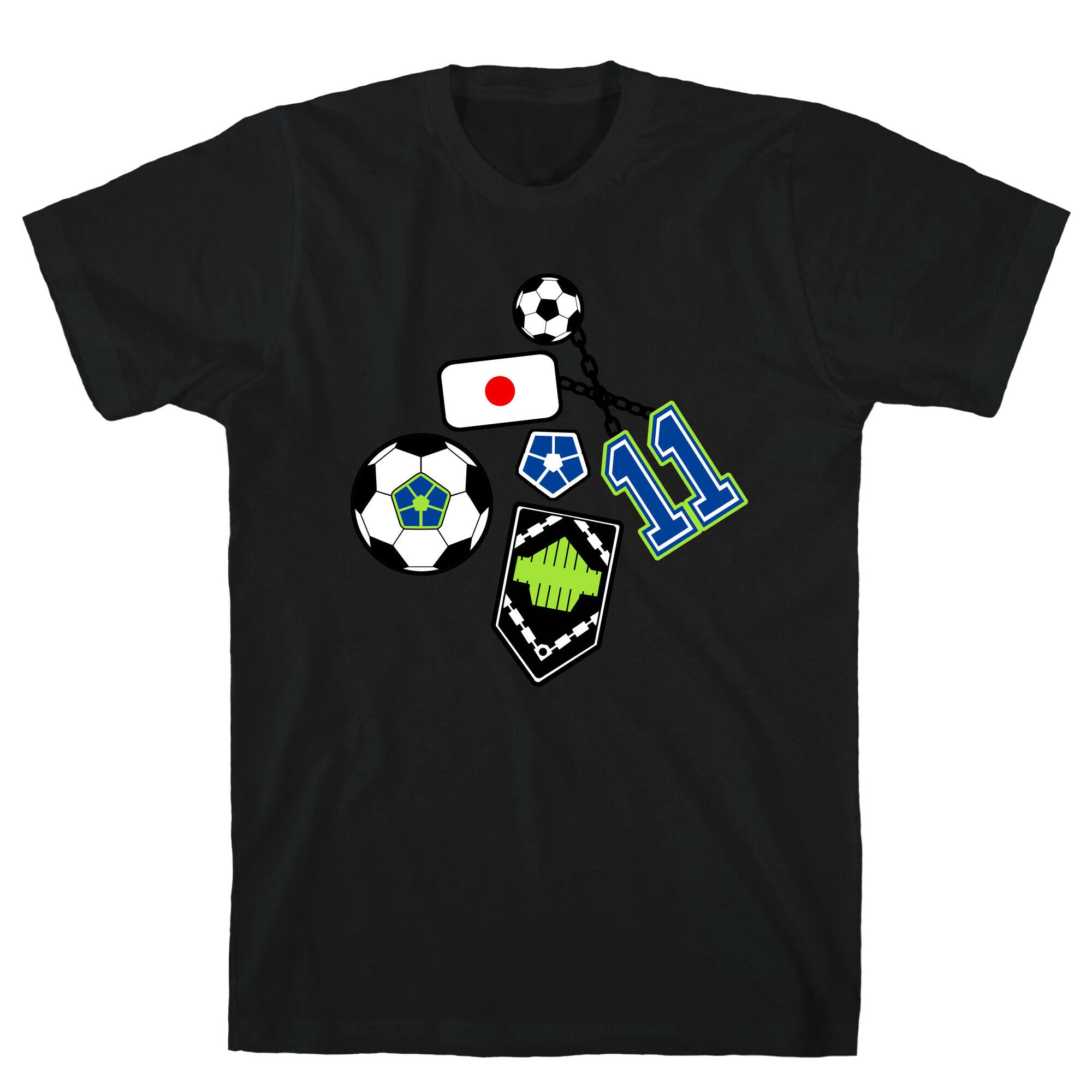 Football Anime Pattern T-Shirt