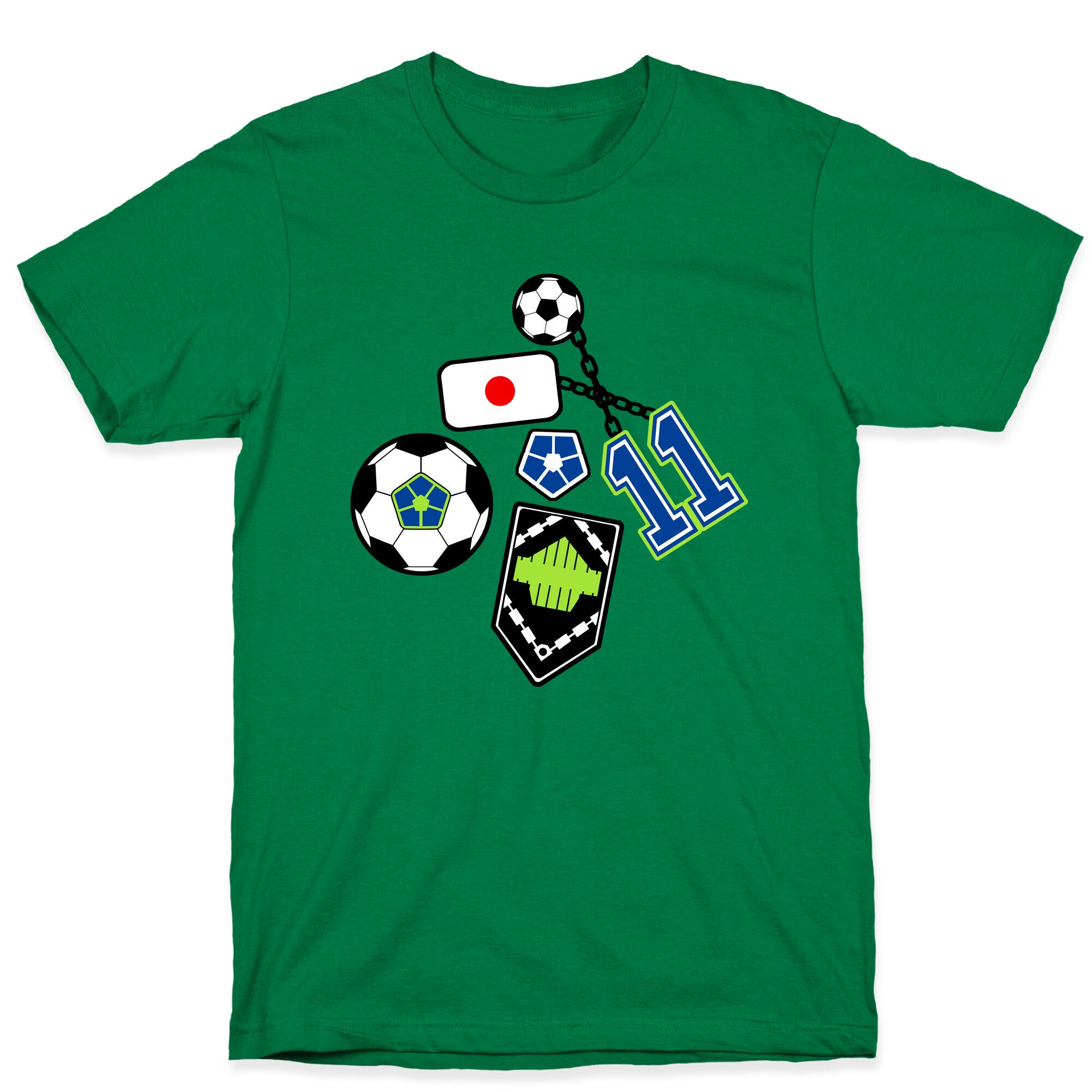 Football Anime Pattern T-Shirt
