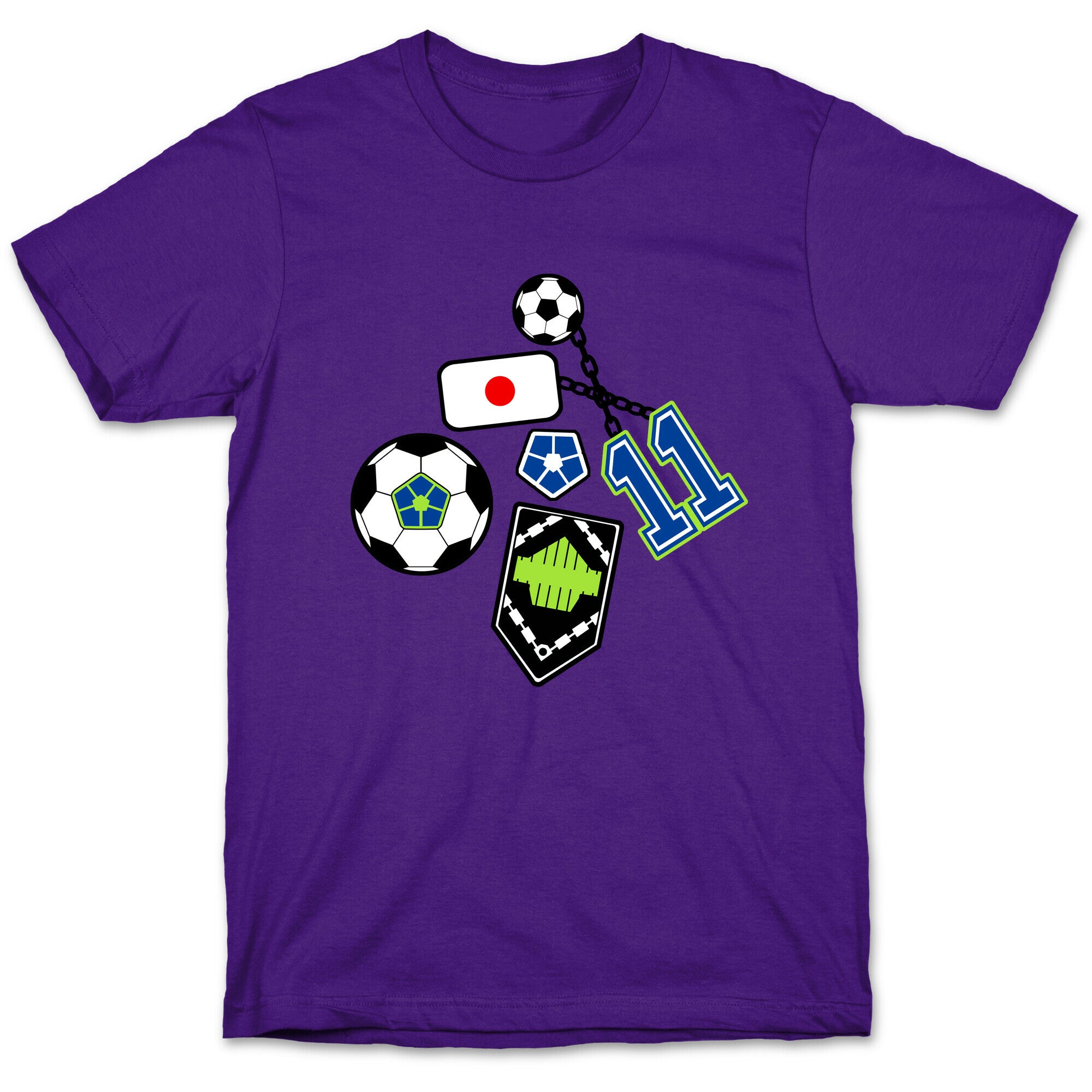 Football Anime Pattern T-Shirt