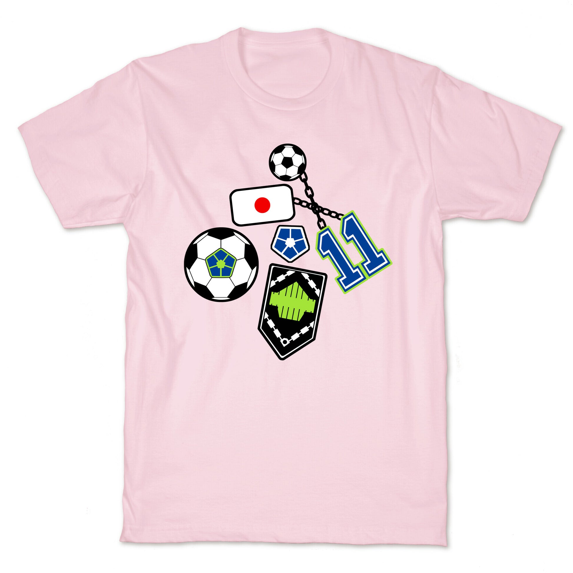 Football Anime Pattern T-Shirt