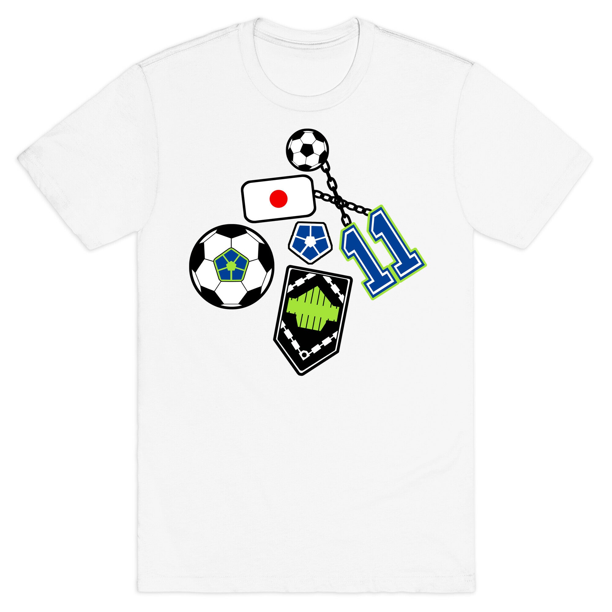 Football Anime Pattern T-Shirt