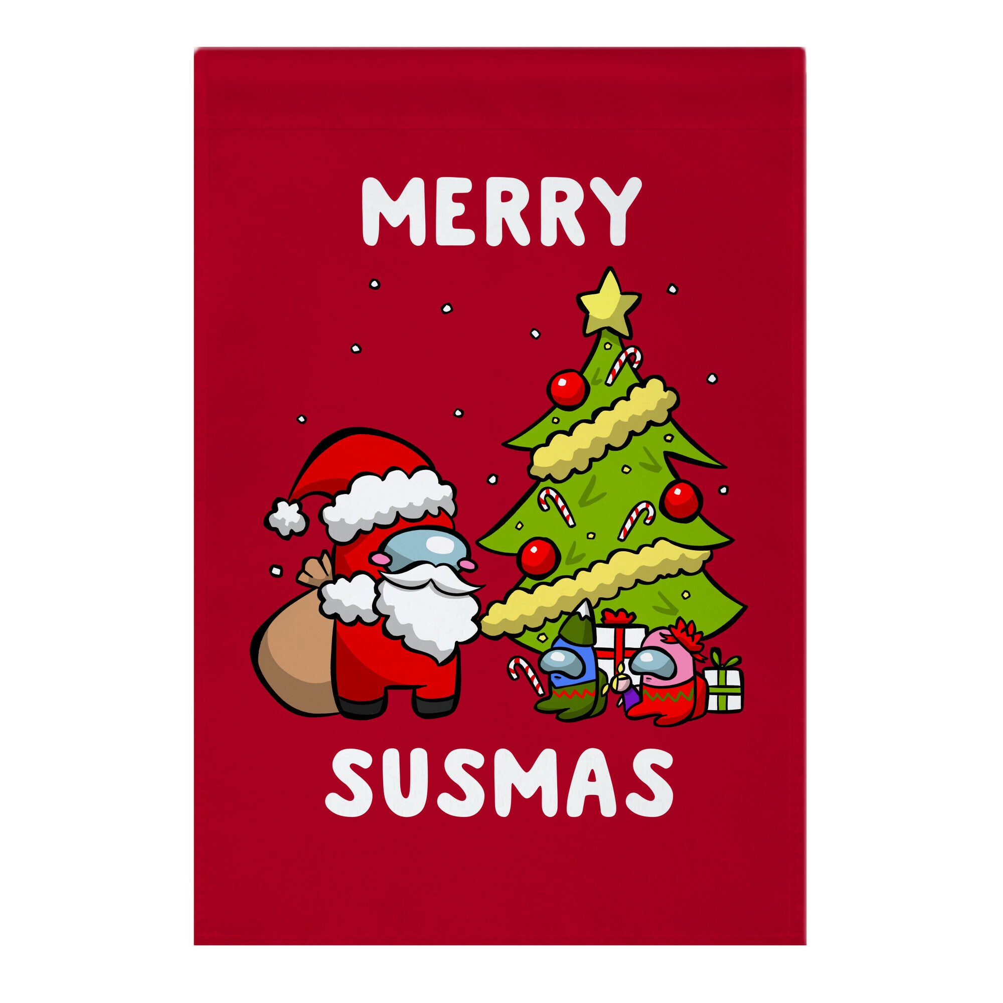 Merry Susmas Garden Flag