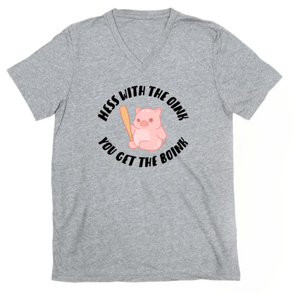 Mess With The Oink You Get The Boink V-Neck