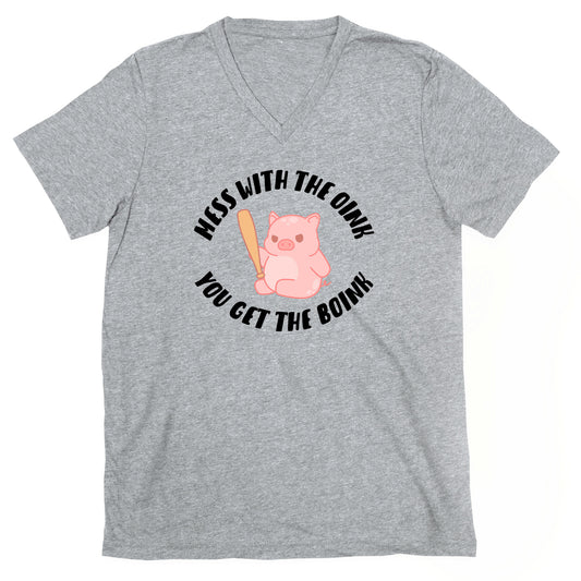 Mess With The Oink You Get The Boink V-Neck