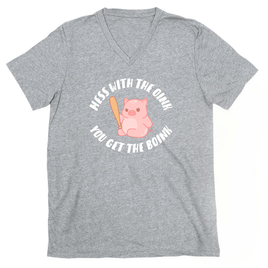 Mess With The Oink You Get The Boink V-Neck