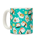 Sushi Bears Pattern Coffee Mug