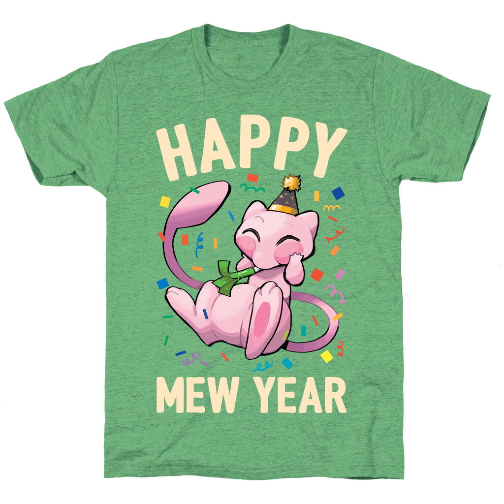 Happy Mew Year Unisex Triblend Tee