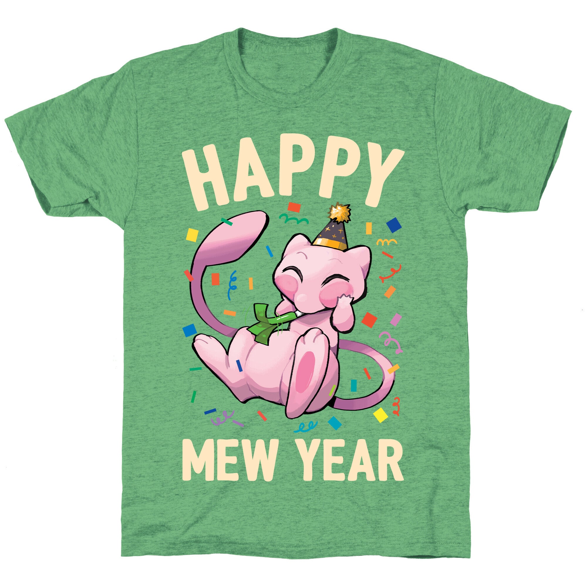 Happy Mew Year Unisex Triblend Tee