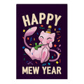 Happy Mew Year Garden Flag