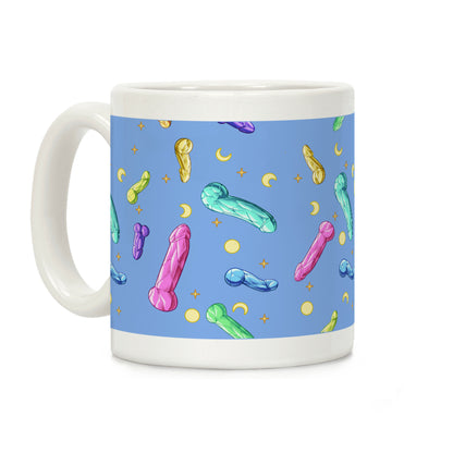 Penis Crystal Pattern Coffee Mug