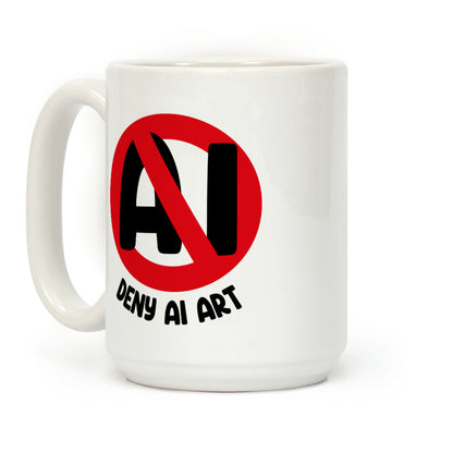 Deny AI Art Coffee Mug