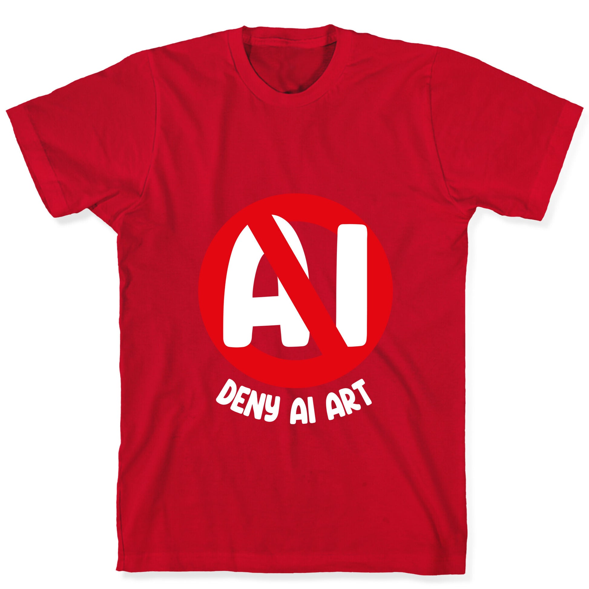 Deny AI Art T-Shirt