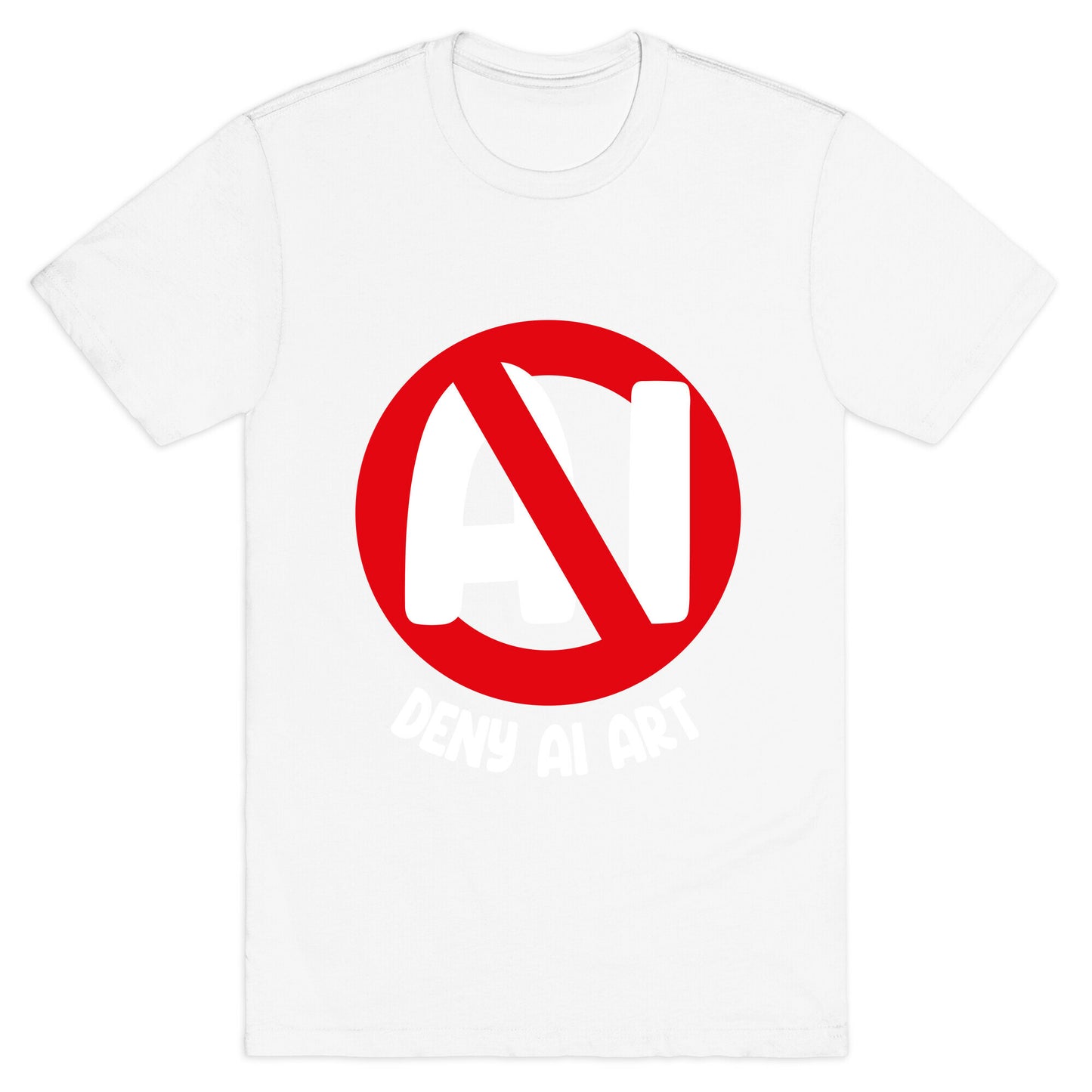 Deny AI Art T-Shirt
