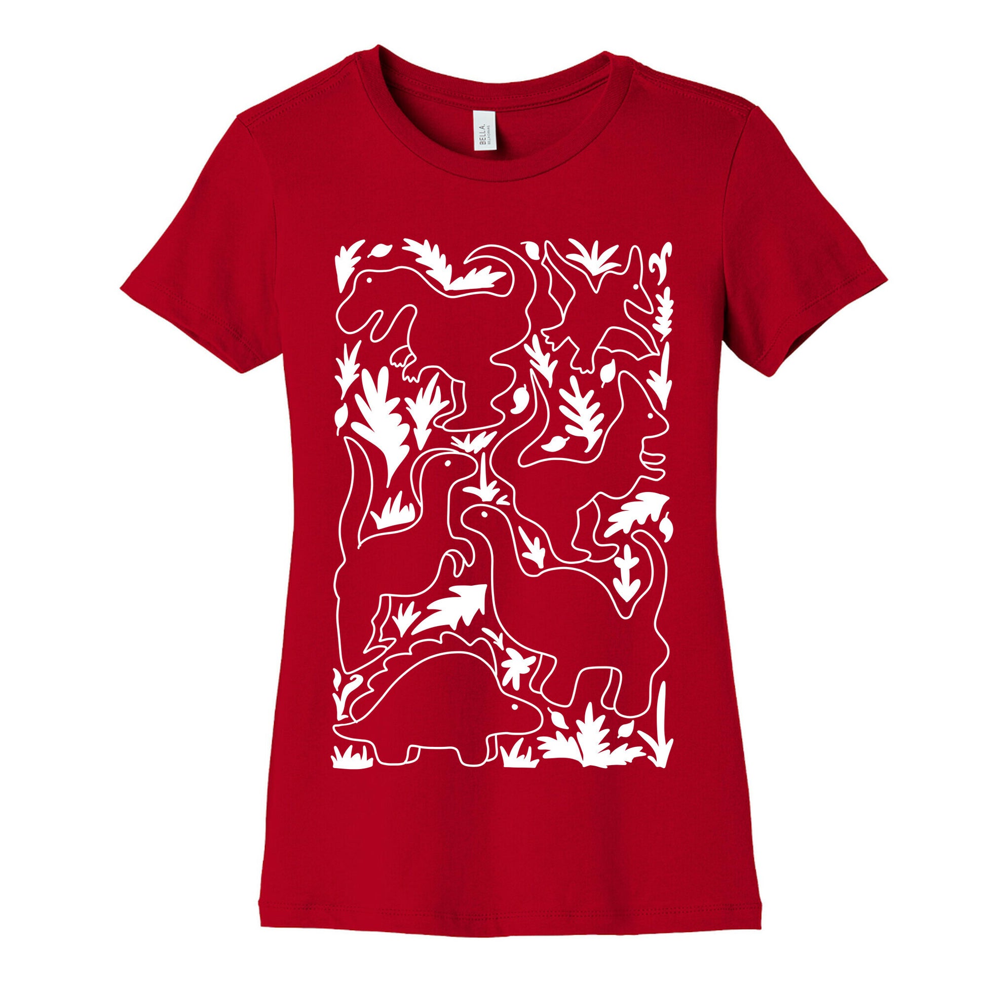 Very Poorly Drawn Dinosaurs Women's Cotton Tee