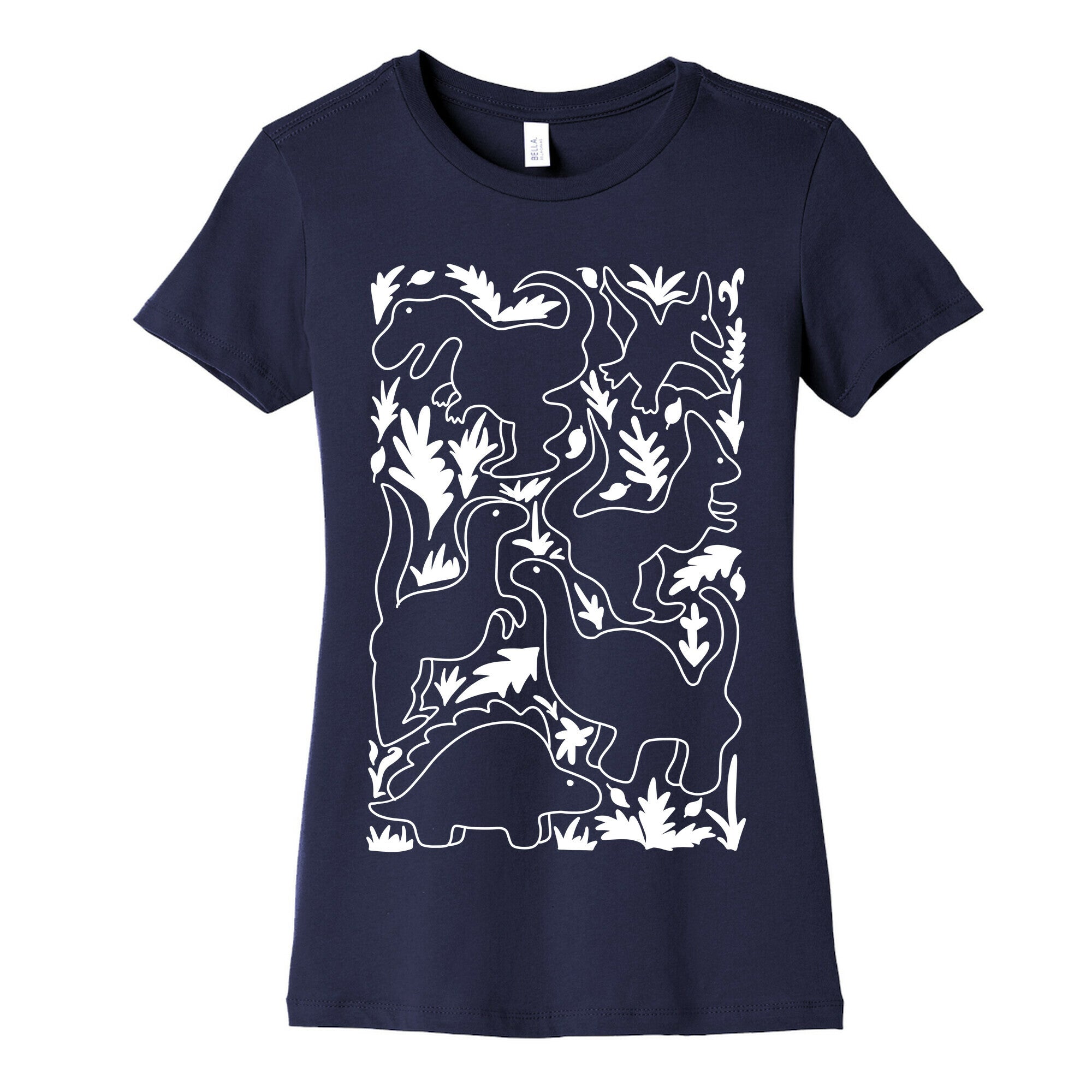 Very Poorly Drawn Dinosaurs Women's Cotton Tee