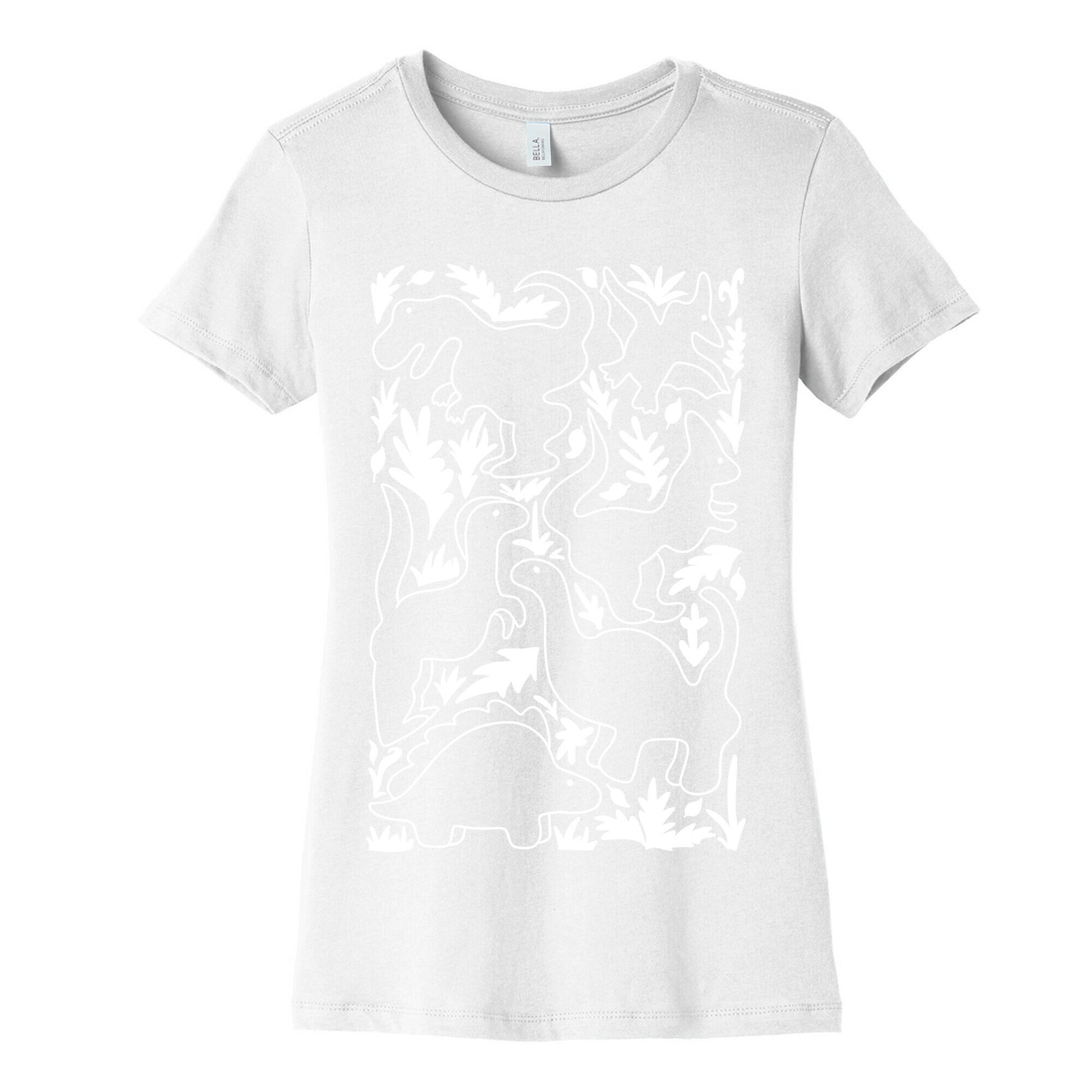 Very Poorly Drawn Dinosaurs Women's Cotton Tee
