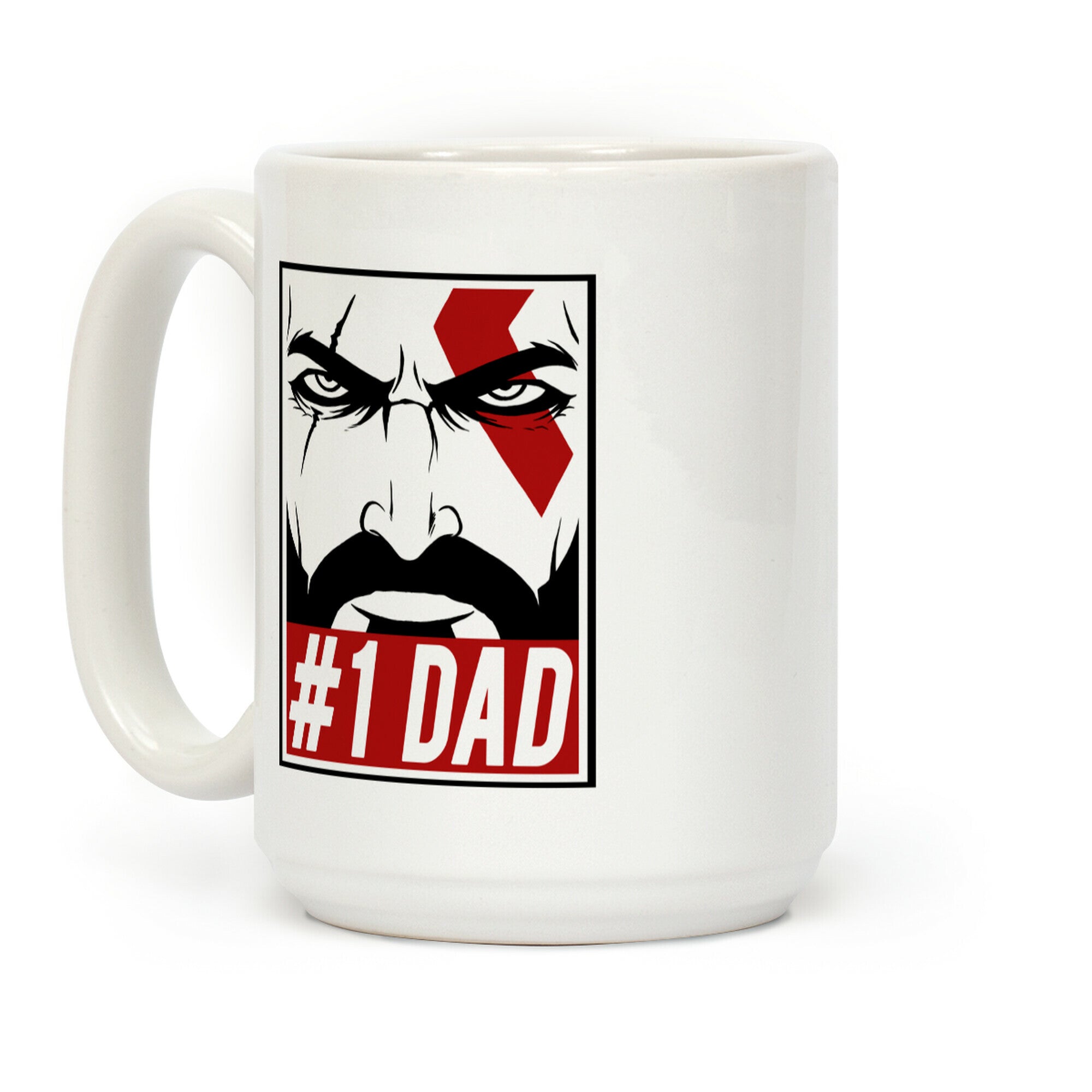 #1 Dad: Kratos Coffee Mug