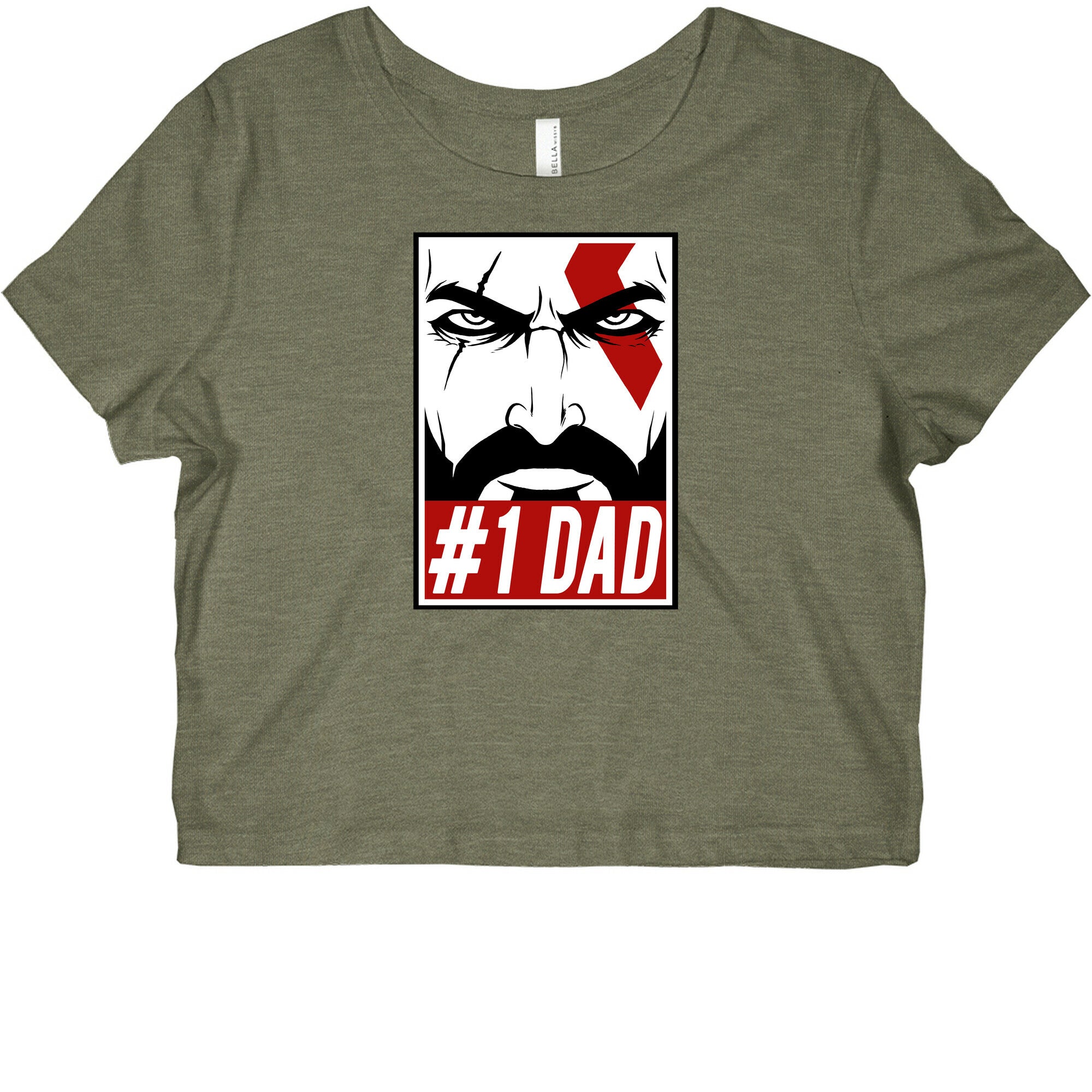 #1 Dad: Kratos Graphic Baby Tee