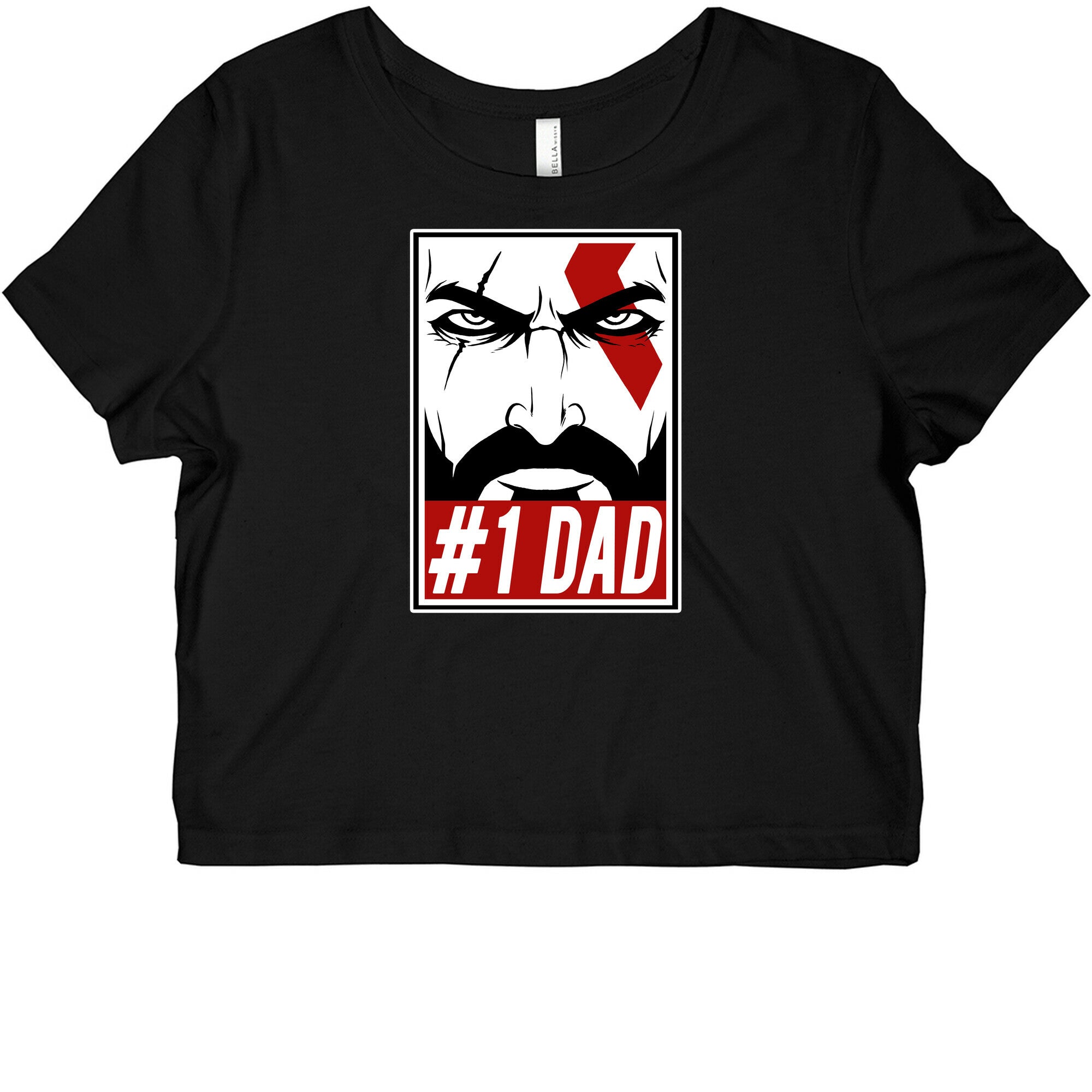 #1 Dad: Kratos Graphic Baby Tee
