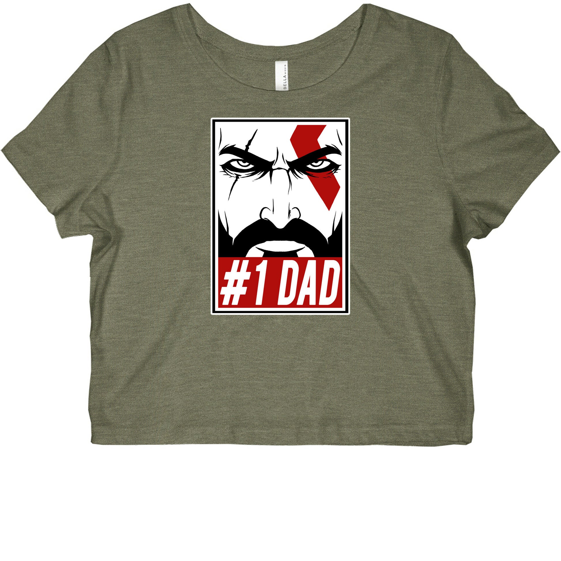 #1 Dad: Kratos Graphic Baby Tee