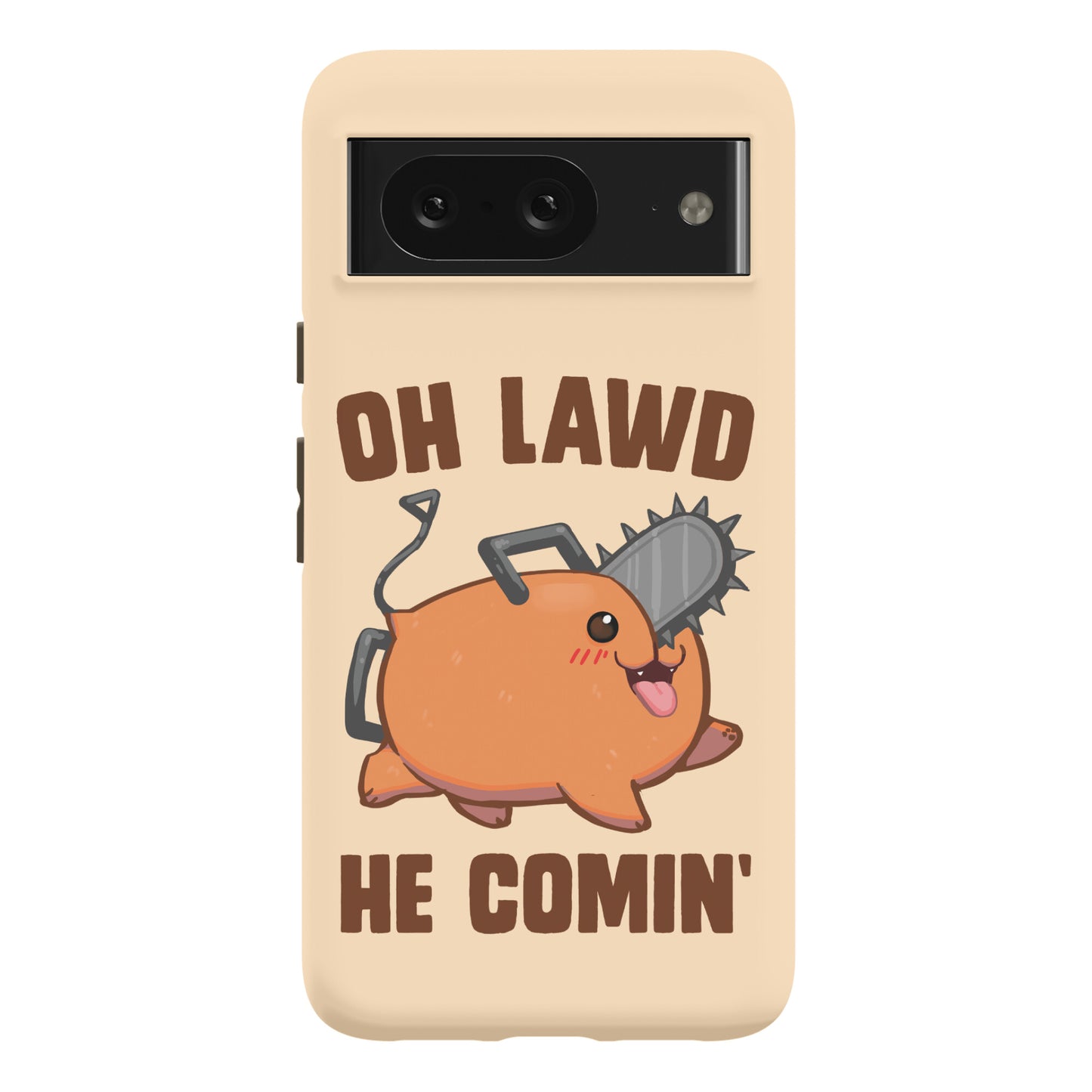 Oh Lawd He Comin' Pochita Phone Case