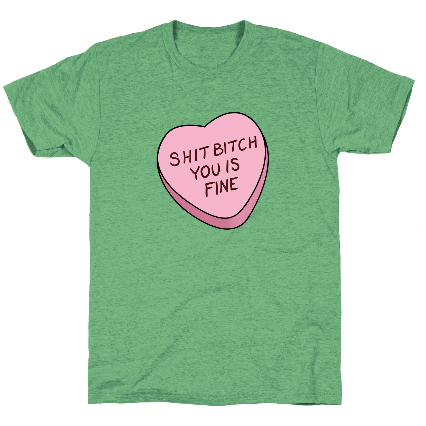 Shit Bitch You is Fine Unisex Triblend Tee