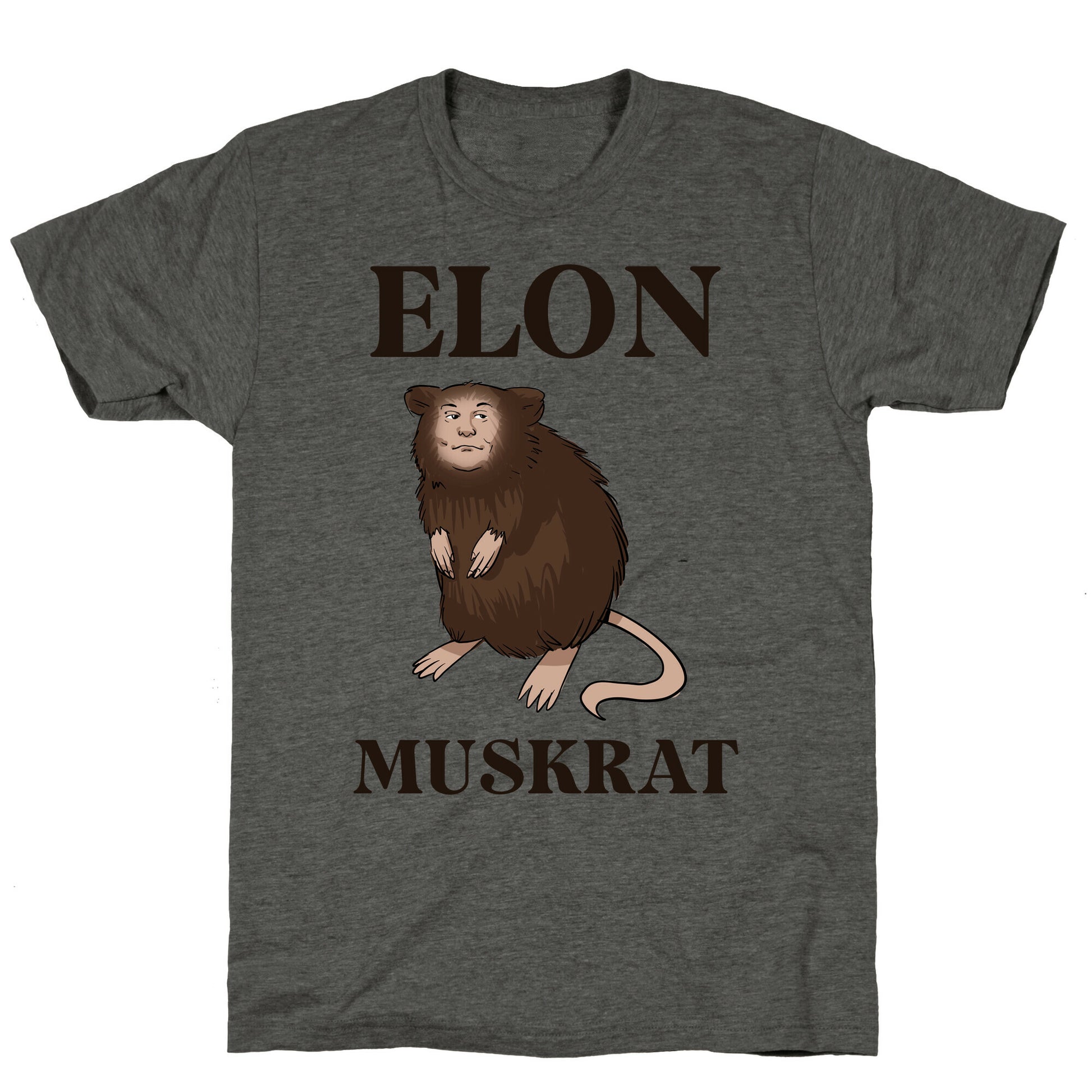 Elon Muskrat Unisex Triblend Tee