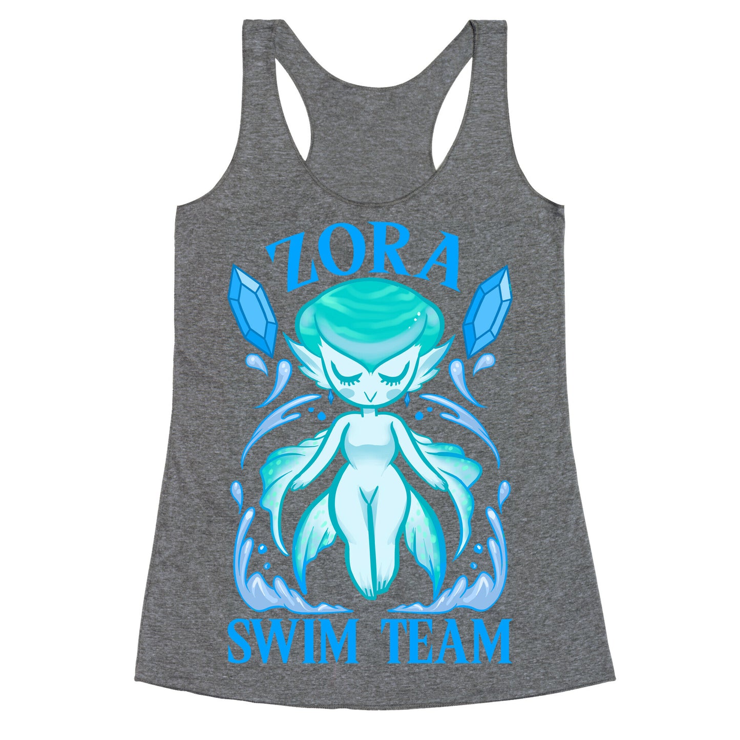 Zora Swim Team Parody Racerback Tank