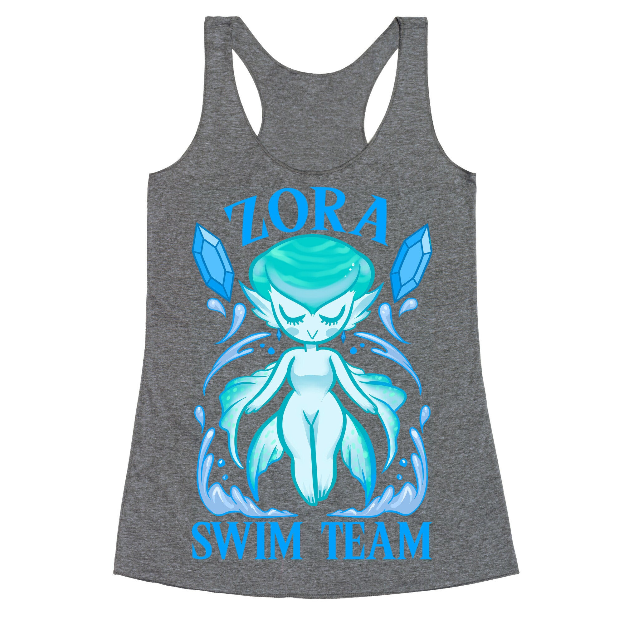 Zora Swim Team Parody Racerback Tank