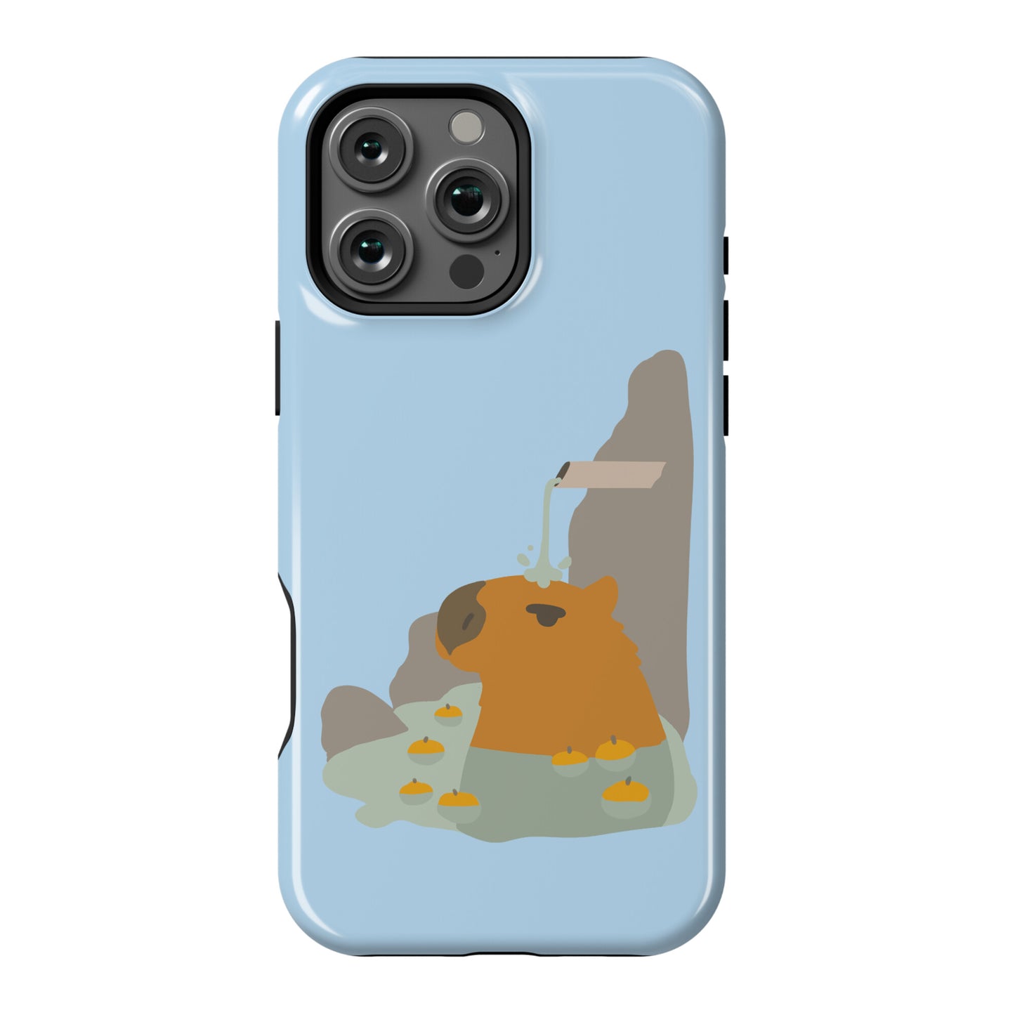 Capybara Hot Spring Phone Case