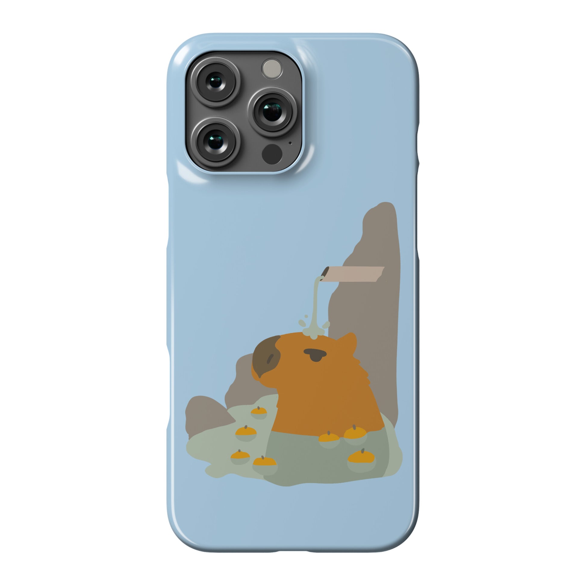 Capybara Hot Spring Phone Case