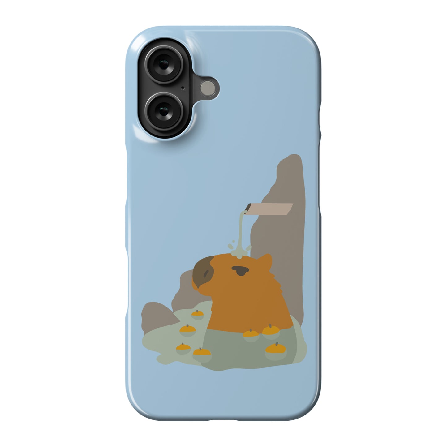 Capybara Hot Spring Phone Case