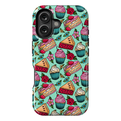 Traditional Tattoo Style Desserts Phone Case