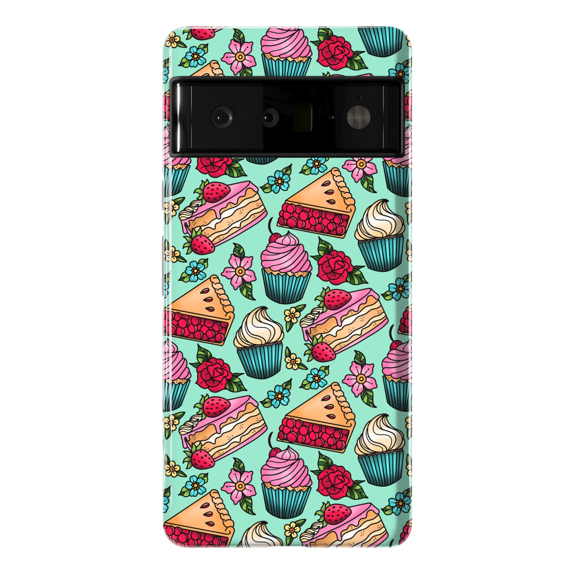 Traditional Tattoo Style Desserts Phone Case