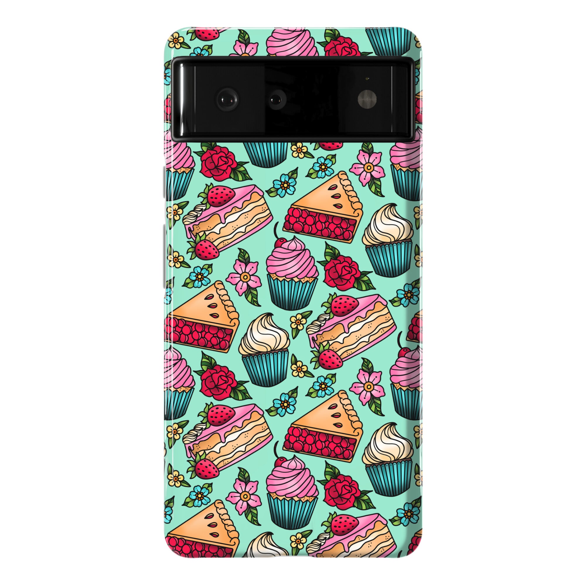 Traditional Tattoo Style Desserts Phone Case