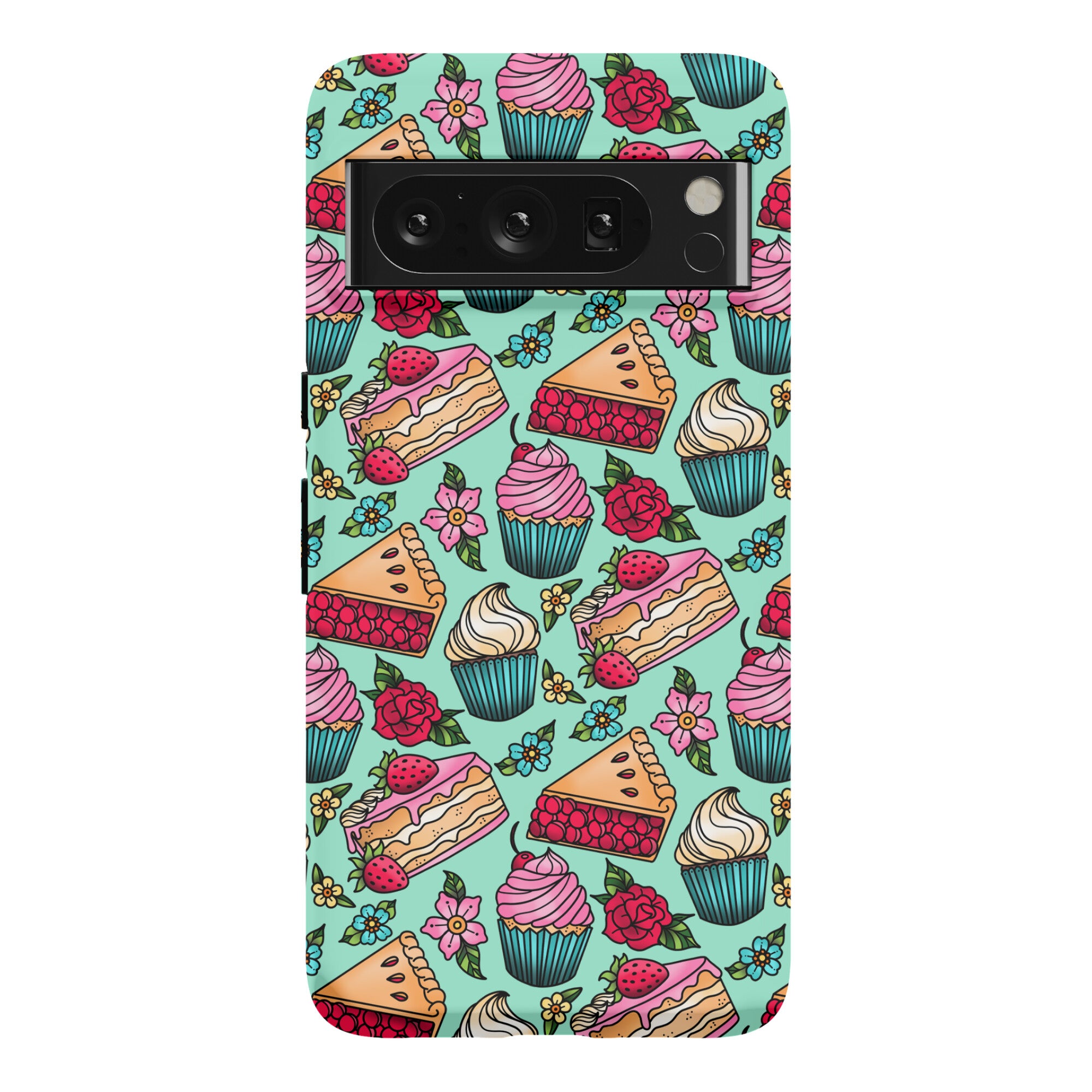 Traditional Tattoo Style Desserts Phone Case