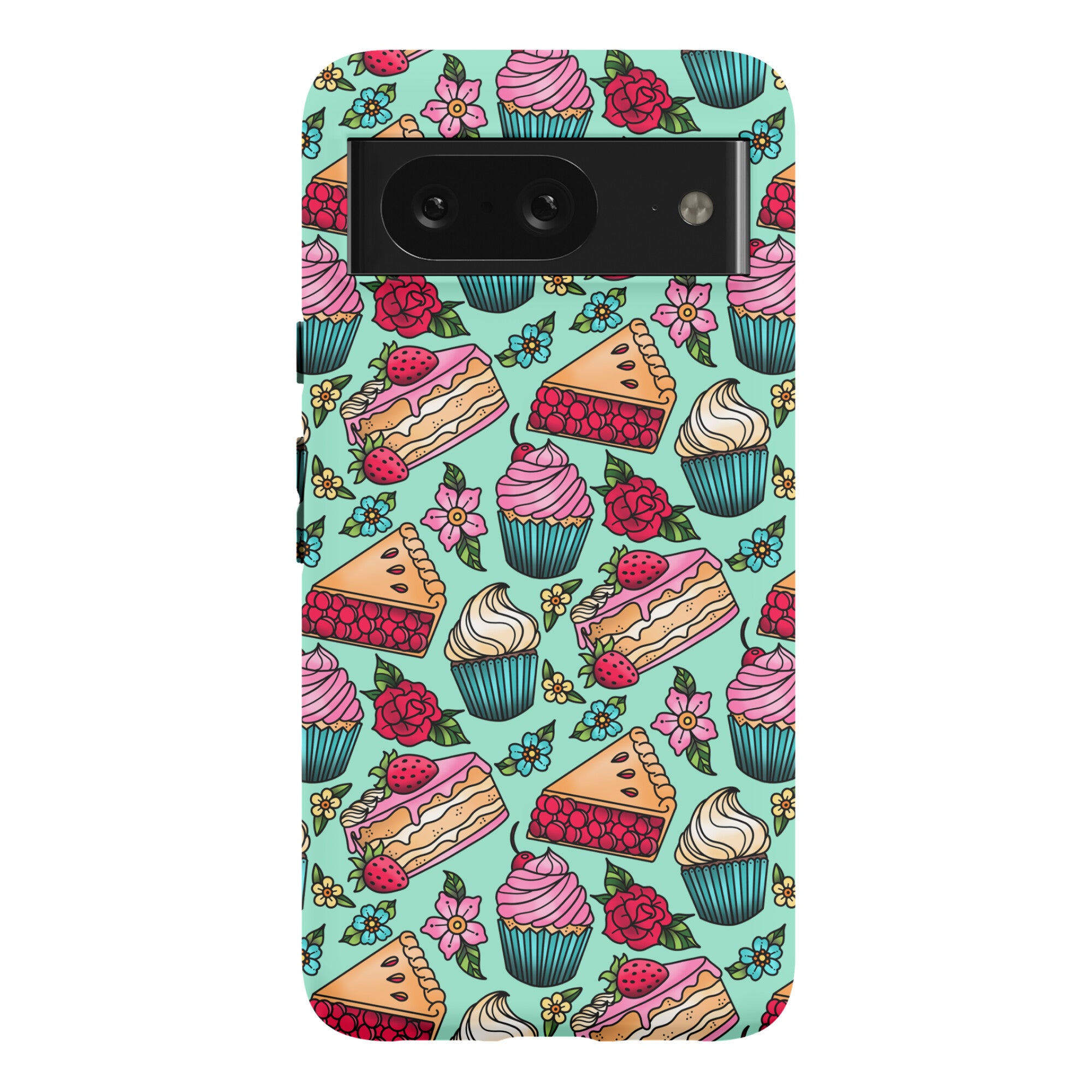 Traditional Tattoo Style Desserts Phone Case